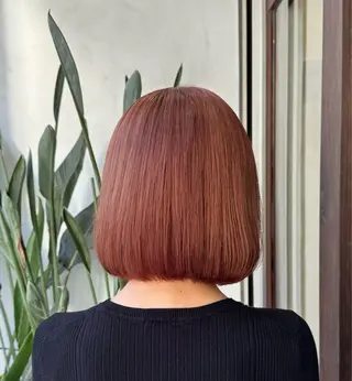 ミディアム カラー 🍎暖色カラーで大人 可愛く🍒齋藤すみれのヘアスタイル