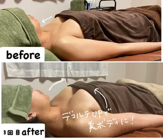 育乳痩身バストアップサロン　つばききよら所属・育乳痩身バストアップ サロン　つばききよらのエステ・リラクイメージ