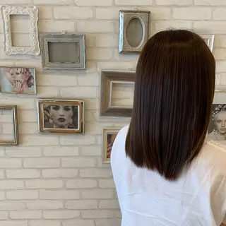 ミディアム ému エミュ　hair &spa所属・近藤 みゅうまのヘアスタイル