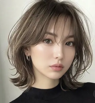 ミディアム M.SLASH菅原 正裕のヘアスタイル