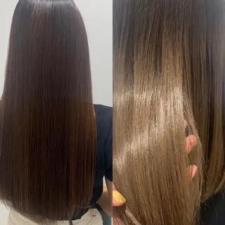 セミロング ボブ/美髪矯正 /佐藤　奈巳のヘアスタイル