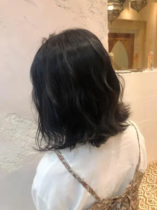 ミディアム カラー 美髪/カラー 美容院🌈渡辺隼也のヘアスタイル