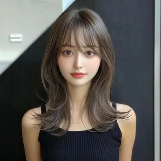 ロング 🌟韓国風レイヤー 🌟さやかのヘアスタイル