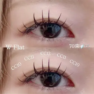 マツエク・マツパ ETERNO 小山店 髙橋里愛のマツエク・マツパデザイン