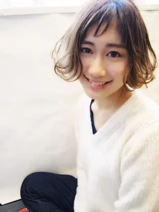 ショート ミディアム ほさか しんごのヘアスタイル