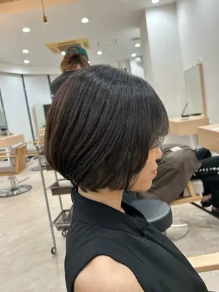 ショート 栄/久屋大通/美髪 /透明感カラー/加藤のヘアスタイル