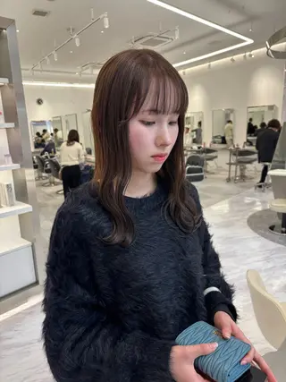 セミロング ParveMix 🪽鳥取彩花のヘアスタイル