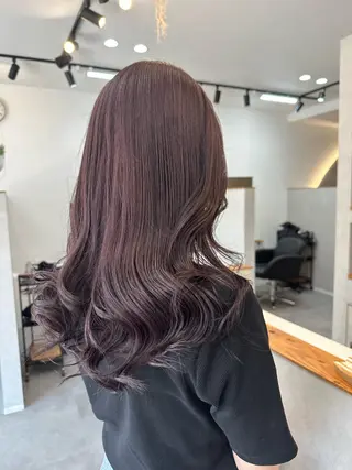 セミロング waku所属・juna🌺/海外 ヘア/ハイトーンのヘアスタイル