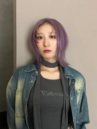 ミディアム カラー OPShair所属・sion ✰デザインカラーのヘアスタイル