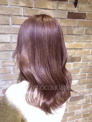 セミロング 🧡ミルクティー/ レイヤー🧡ショウナのヘアスタイル