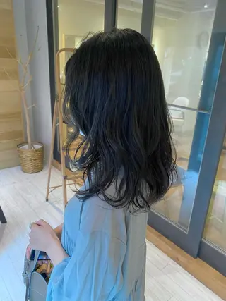 ミディアム カラー newi 京橋 【yuuki】のヘアスタイル