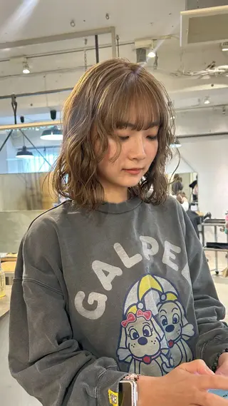 ショート カラー じゅわっと暖色カラー 🍊Moemiのヘアスタイル