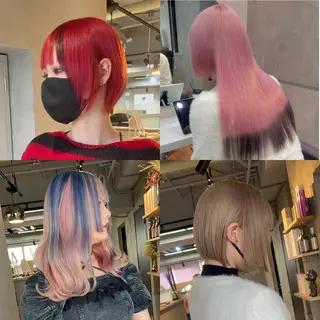 ロング AIRI/難波/ ハイトーン/髪質改善のヘアスタイル