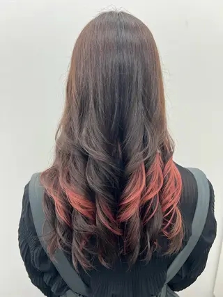 ミディアム カラー ハイトーン /愛子のヘアスタイル