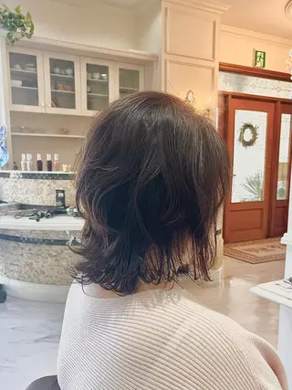 ミディアム くりやま ゆうかのヘアスタイル