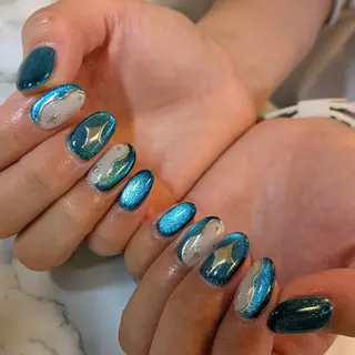 ネイル ジェヌインネイル 河内のネイルデザイン