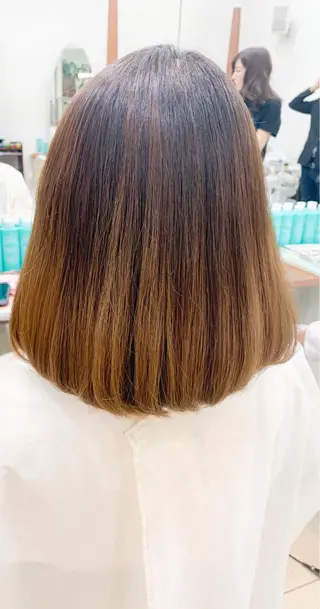 ミディアム 縮毛矯正/髪質改善 /韓国風　山川春輝のヘアスタイル