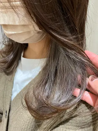 ミディアム 暖色カラー/似合わせ カット/名古屋/辻のヘアスタイル