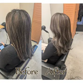 ロング カラー R hair🧡 伊藤美和🤎のヘアスタイル