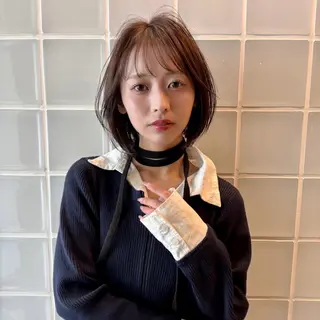 ミディアム 藤田 ゆりなのヘアスタイル