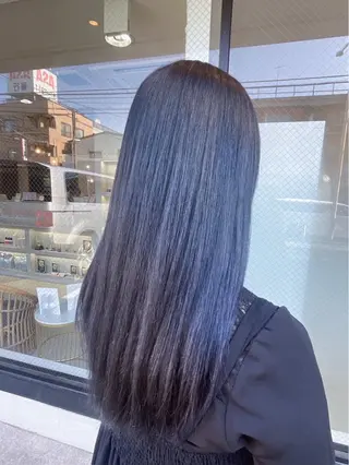 ロング カラー 似合わせ/艶感カラー 🥀愛結美のヘアスタイル