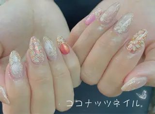 ネイル 神田 ココナッツのネイルデザイン
