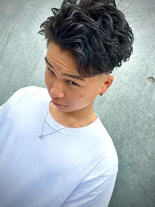 パーマ メンズ men's salon SOL所属・TAIYO帯広/ メンズパーマ/波巻きのヘアスタイル