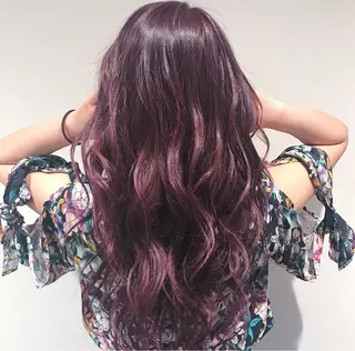 ロング カラー ヘアアレンジ Zina渋谷エリア マネージャShionのヘアスタイル