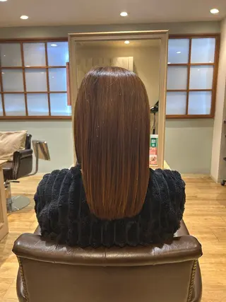 ロング メンズ 小幡 怜佳のヘアスタイル
