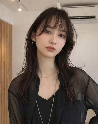 ロング パーマ 倉持 弘人のヘアスタイル