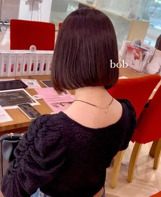 ショート 加納千華 /ボブ/ぱつっとボブのヘアスタイル