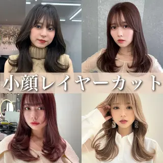 ロング カラー ダブルカラー 韓国レイヤーKYONのヘアスタイル