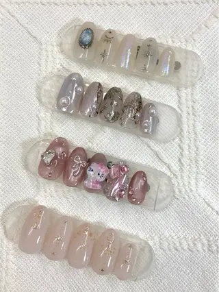 ネイル nail atelier  new moon所属・new moon 森のネイルデザイン