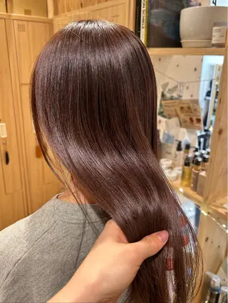 ロング カラー 透明感/ベージュ /kazui🐈のヘアスタイル