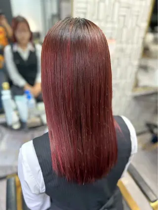 ロング 北村 理奈のヘアスタイル