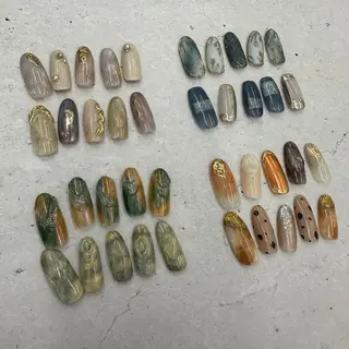 ネイル ⭐︎休業中の練習⭐︎ JNA認定講師髙橋のネイルデザイン