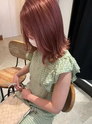ミディアム カラー miyu /大阪美容室のヘアスタイル