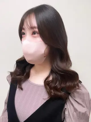 ロング カラー パーマ ヘアアレンジ ネイル マツエク・マツパ アイブロウ ニシダヒカリ🌙 髪質改善×似合わせのヘアスタイル