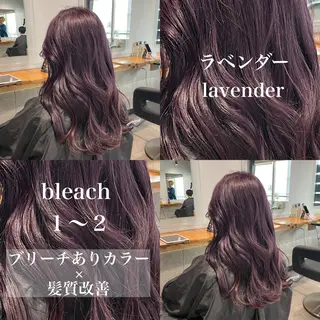 ロング カラー ️💕淡いハイトーン 💕︎︎ひかるのヘアスタイル