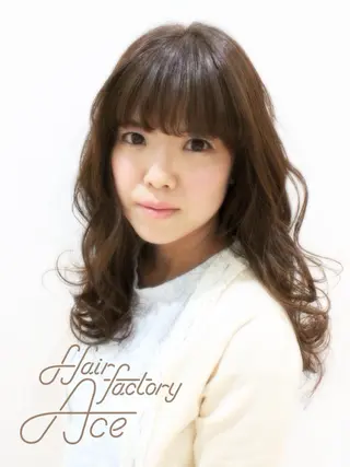 セミロング 所渉/韓国レイヤー /ウルフカットのヘアスタイル