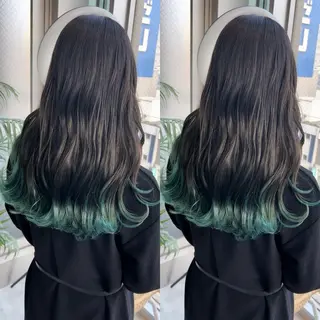 ロング メンズパーマ/艶 モテカラー/福井悟朗のヘアスタイル