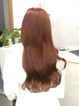 ロング カラー muku所属・レディースカット モデル/ayunaのヘアスタイル