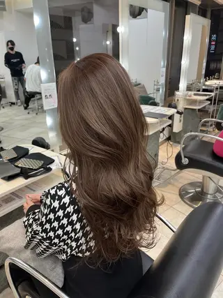 ロング 韓国レイヤー×モテ髪 /MITSUKI🤍のヘアスタイル