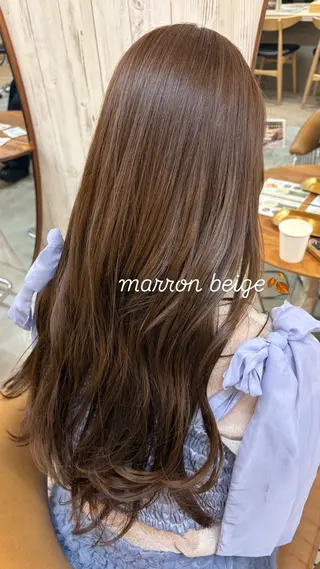 ロング オリーブベージュ/シ ョートボブたまき🧡のヘアスタイル