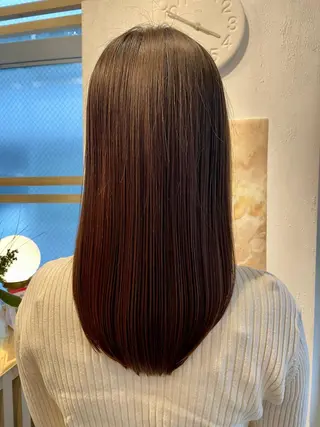 ロング カラー 【髪質改善】【美髪】 【ツヤ髪】ほしのちりのヘアスタイル