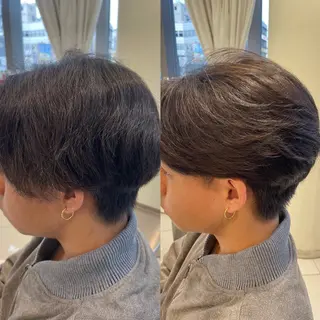 メンズ センターパート 川島爽楽のヘアスタイル