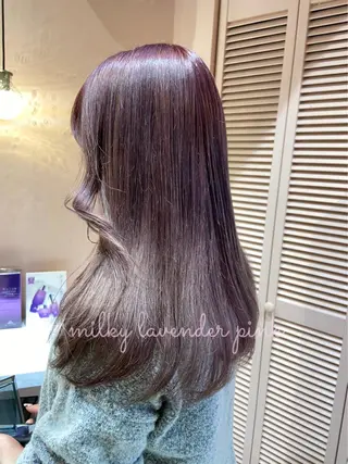 セミロング カラー ヘアアレンジ RIYA❤︎ Aujuaソムリエのヘアスタイル