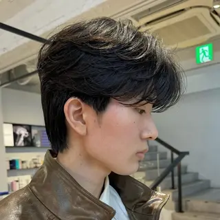ショート メンズ ハイトーン/パーマ/ メンズ / 櫻本🌐のヘアスタイル