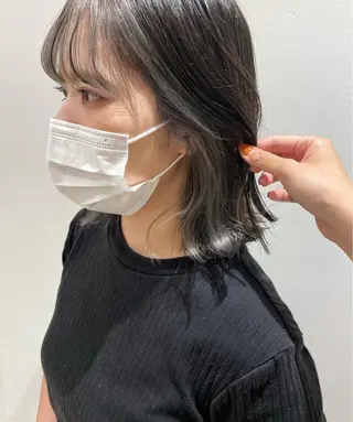 ミディアム カラー ヘアアレンジ ボブ支持率NO1 🌈CHIKAのヘアスタイル