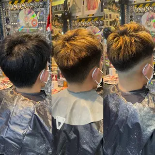 ショート カラー メンズ haco+所属・🌈派手髪エクステ ブレイズ🌈ひろとのヘアスタイル